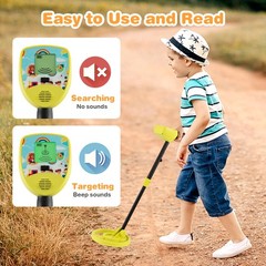 Metal Detector for Kids Waterproof Kids Metal Detector w/ Waterproof Search Coil