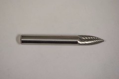 SG1S Tree Shape 1/4″ Carbide Burr Bur Tool Die Grinder Bit 1/4″ Shank NEW