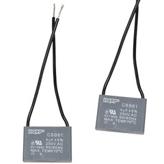 2-Pack Replacement Motor Capacitor 4uf 2-Wire CBB61 for Hampton Bay Ceiling Fan