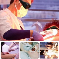 Wrap-Around Laser Safety Glasses 200Nm-2000Nm Protective Goggles for Tattoo