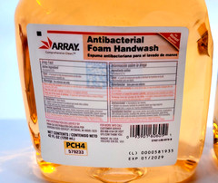 2 Array Manual Antibacterial Foam Hand Soap, Refill, Orange Blossom, 42fl oz ea.