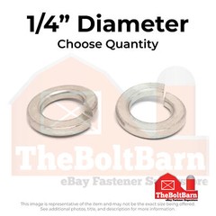 1/4″ 316 Stainless Steel Split Lock Washers (Pick Quantity)