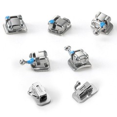 AZDENT Dental Orthodontic Brackets Brace Self-Ligating MBT/Roth.022 3-4-5 Hooks