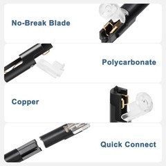 80PCS Plug-In Quick Wire Connector Kit 1-Pin 2-Pin Reusable Clamp Terminal Block