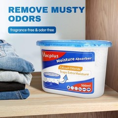 Compact 10.5 Oz Leakproof Moisture Absorbers – Ideal for Bathroom & Closet