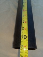 Restaurant table column Bar Height 37″ Tall 3″ Diameter Black Textured Finish