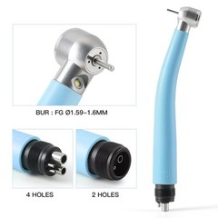 NSK Style Dental Fiber Optic LED E-generator High Speed Handpiece 2 Hole/ 4 Hole