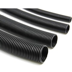 Corrugated Conduit Cable Sleeve Split Wiring Loom Insulation Flex Tubes Wrap Lot