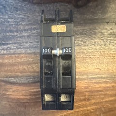 Zinsco 100A 2-POLE Type Q Wide Breaker Main Branch 120/240 V- Pre Owned