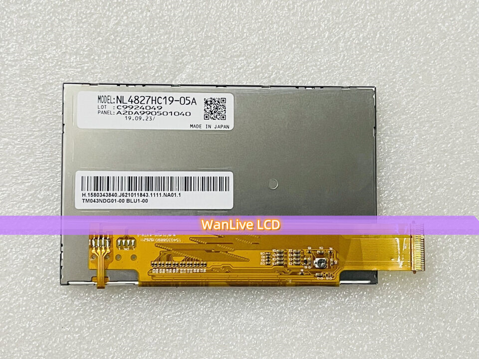 4.3″ Inch NL4827HC19-05A LCD Screen Display Panel For NEC 1 Year warranty