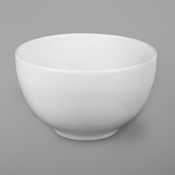 G.E.T. 11.6 Qt. Textured Finish White Resin-Coated Aluminum Texas Round Bowl