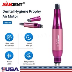 Slow Speed Handpiece Straight Air Motor 4:1 Hygiene Prophy