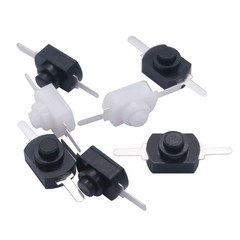 50pcs Self Lock Micro Push Button Switch DC 30V 1A SMD Flashlight Lamp Wall