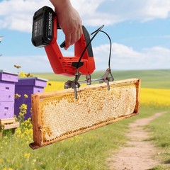 20V Cordless Electric Bee Remover Frame Shaker Handheld 2×2000mAh