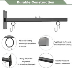 20″-28″ Scalable Hanging Sign Bracket, Sign Brackets Hanging Sign Outside