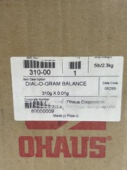 OHAUS 310-00 DALI-O-GRAM BALANCE 310gx0.01g