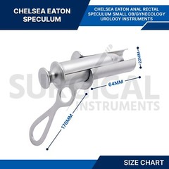 2 Chelsea Eaton Anal Rectal Speculum Set Small & Large OB/GYN Urology German GR