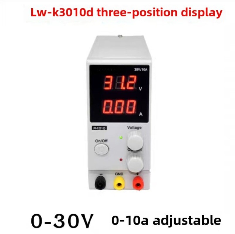 LW-K3010D Adjustable Switching Digital DC Power Supply 30V 10A 4-bit 110V/220V