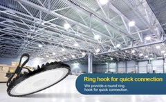8Pcs 300W UFO LED High Bay Light Industrial Commercial Factory Garage Shop Light