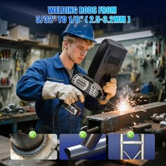 Saker Portable Electric Welding Machine,110V Portable Welder Handheld with IG…
