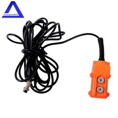 2-in-1 Portable Electric Hoist Power Winch 1100 lbs Wired Remote Control 1500W