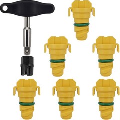 8 PACK Oil Drain Plug Fit For 2011-2024 F-150 Mustang Bronco Edge Explorer Aviat