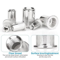 150~615X Stainless Steel Rivet Nut Kit Metric Rivnuts Nutsert or Rivnut Tool Kit