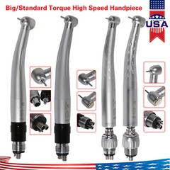 Yabangbang Dental High Speed Handpiece with 4 Holes Quick Coupler 360 Swivel