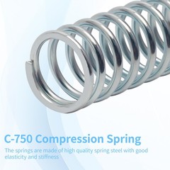 C750 Compression Spring,OD 3/4″ x Length 2″ 3 Pack