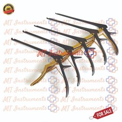 Kerrison Rongeurs 1mm to 5mm Set 8” Titanium Nitride Black & Gold Coated German