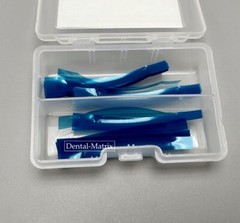 Dental Contoured Anterior Matrix Bands Teeth Restoration Blue Strip Matrice USA