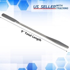 Stainless Steel Lab Spoon Spatula Dental Instruments 9″ Double Ended 6 Pc Set