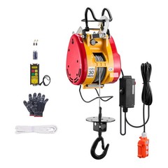 Uimoso 2-in-1 Portable Electric Hoist Winch 1100LB Wired/Wireless Remote Control