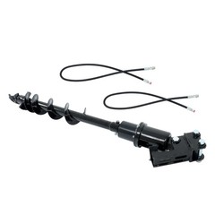150mm 5.9inch Diameter Auger Drill Attachment with Hoses for Mini Excavator