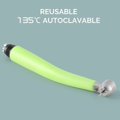 Dental LED Integrate E-generator Plastic High Speed Handpiece 3 Way Spray 4Holes