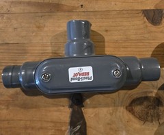 Rob Roy 1 Inch NPT Plastibond Form 7 Aluminum T Conduit Body With Cover