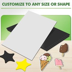36 Strong Flexible Magnetic Sheets w/ Adhesive Back 8.5×11 20Mil for Photo Craft