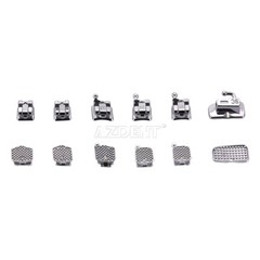 AZDENT Dental Self-Ligating Brackets Orthodontic Braces Roth/MBT.022 Hook345 FDA