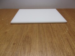 1/4″ Thick X 6″ X 8″ UHMW PE Polyethylene Rectangle Flat Bar Sheet Stock White