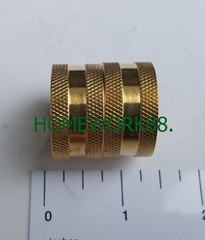 1 PC – 3/4″ FEMALE GARDEN HOSE SWIVEL HOSE TO HOSE CONNECTOR – LEAD FREE BRASS