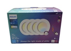 Philips 5/6 Inch 5CCT LED Retrofit Downlight 4 Pack Recessed Can Light NEW