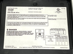 GE Fused AC Disconnect 30 Amp 120/240 Volt Single Phase Pullout Type, TF30RCP