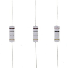 20PCS 3W 0.1 Ohm 5 Metal Oxide Film Resistors, 3 Watts 0R Size: Part1 0.10 Ohm