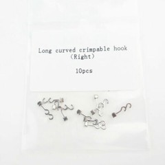 Dental Orthodontic Crimpable Hook Curve/Cross/Sliding/Double Tube/Stop Type 10PC