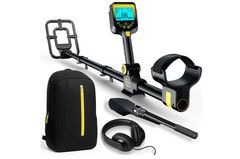 Detector de Metales Plegable y Retráctil con Batería Recargable de 2000mAh para