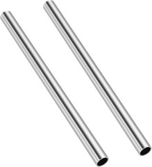 3/8 Inch (9.5mm) OD Round Metal Pipe, 304 Stainless Steel Tubing, 12″ Length Wel