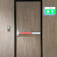 Door Push Bar Panic Exit Device with Lock Commercial Emergency Door Hardware New