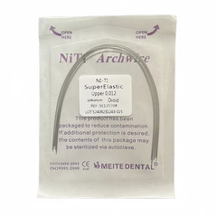 Dental Orthodontic Super Elastic Niti Round Arch Wire Ovoid/Nature Form