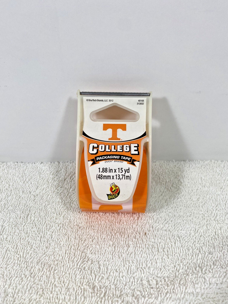 1.88 in by 15 yds. University of Tennessee Sealing Packing Tape-New Made in USA