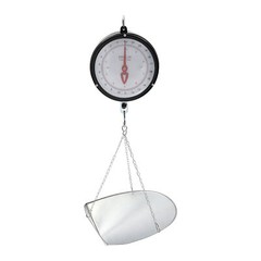 Double-sided Dial Hanging Scale 10kg/22lbs Circular Supermarkets Hanging Scale